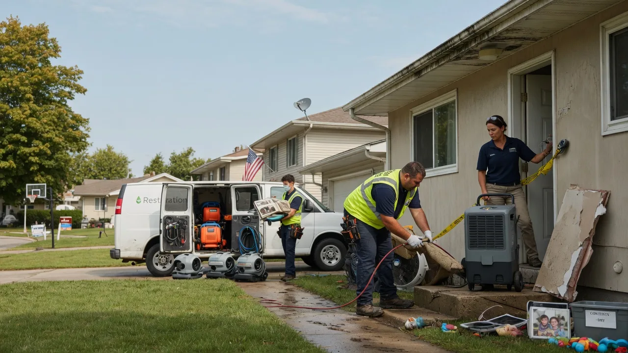 Water Damage Restoration in Racine, WI near me